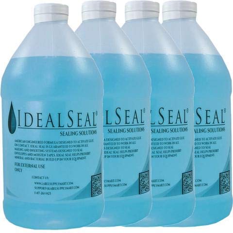 Compatible Replacement for PB E-Z Seal Item #608-0 4 Half Gallons of Sealing Solution DM Series Mailing Systems