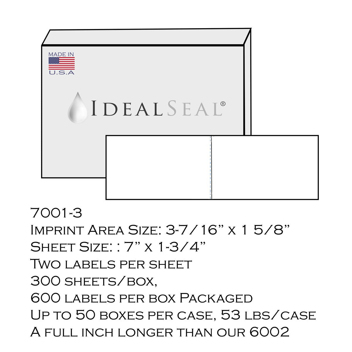 (Pitney Bowes Item 6250) DM300 / DM400 Series 300 Postage Tape Sheet