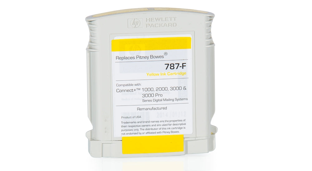 (Item #787-F) Yellow Ink Cartridge (Standard) for SendPro™ P / Connect+® Series Mailing Systems