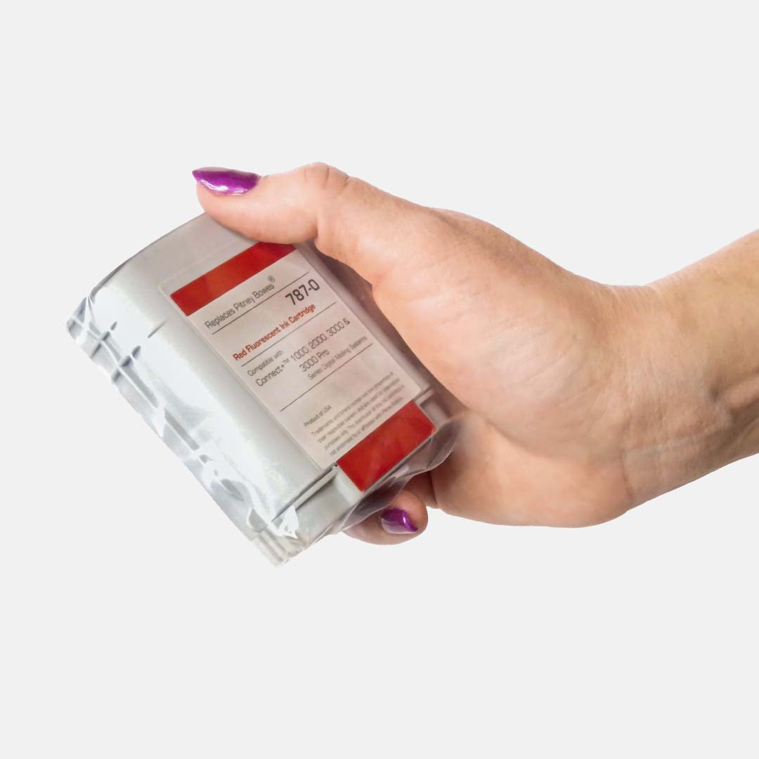 (Item #787-0) Red Ink Cartridge (Standard) for SendPro™ P / Connect+® Series Mailing Systems