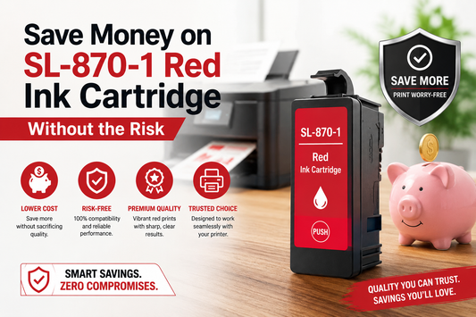 Save Money on SL-870-1 Cartridge Without the Risk Label Supply Mart