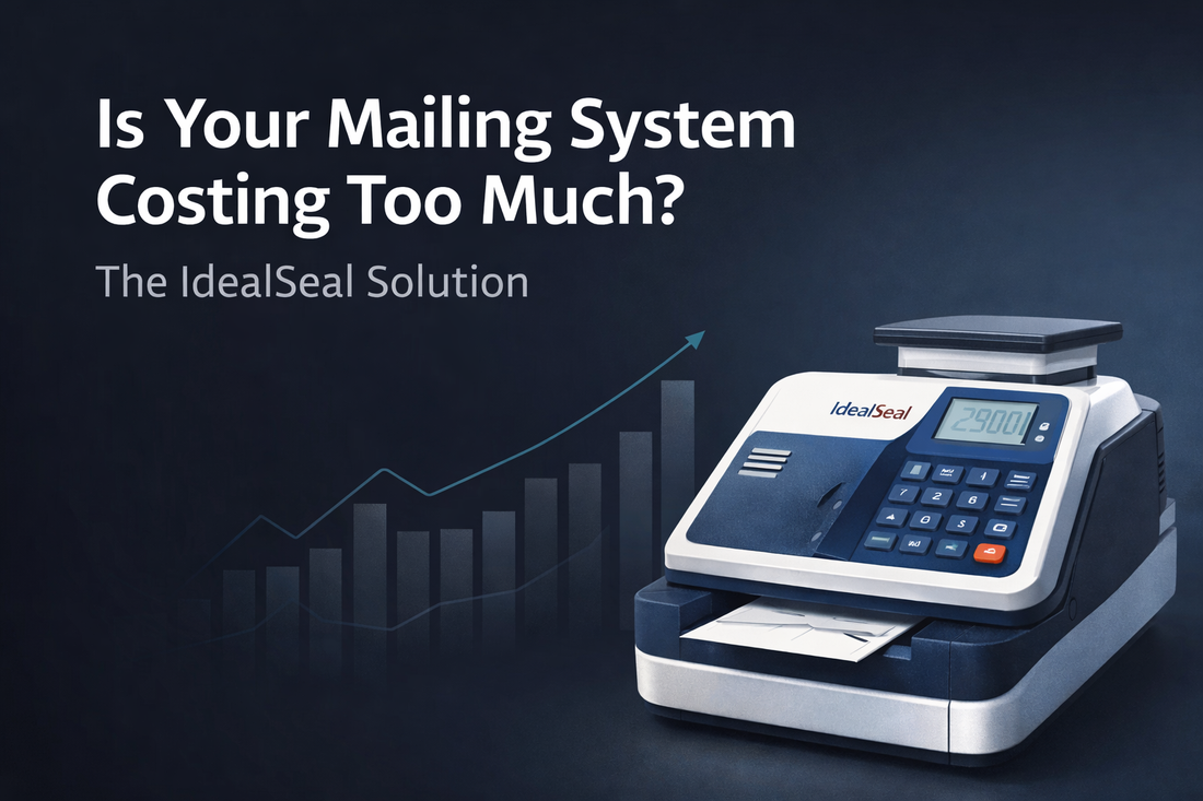 Is Your Mailing System Costing Too Much? The IdealSeal Solution Label Supply Mart