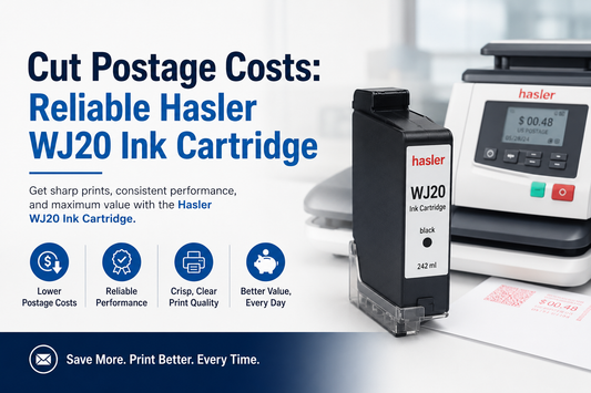 Cut Postage Costs: Reliable Hasler WJ20 Ink Cartridge Label Supply Mart