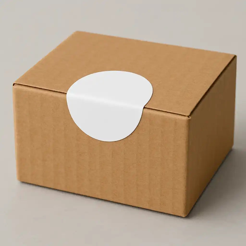 Box Seal Round Sticker Labels