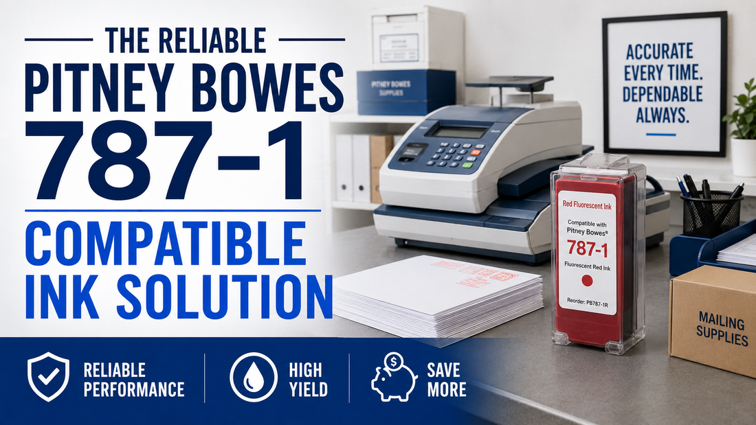 The Reliable Pitney Bowes 787-1 Compatible Ink Solution Label Supply Mart