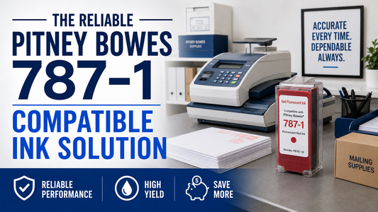 The Reliable Pitney Bowes 787-1 Compatible Ink Solution Label Supply Mart