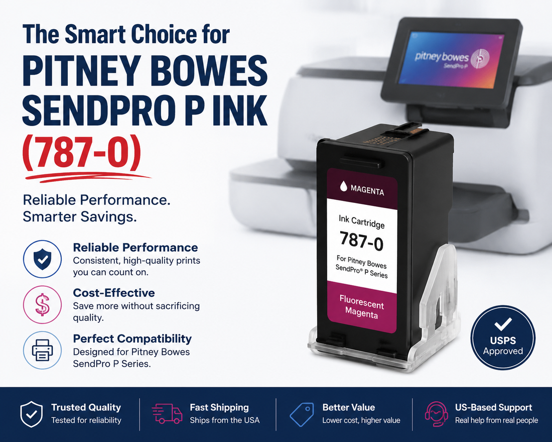The Smart Choice for Pitney Bowes SendPro P Ink (787-0) Label Supply Mart