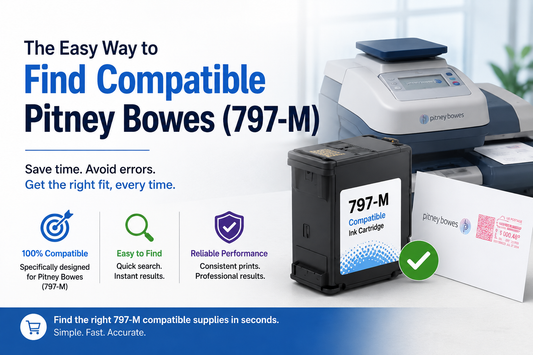 The Easy Way to Find Compatible Pitney Bowes (797-M) Label Supply Mart