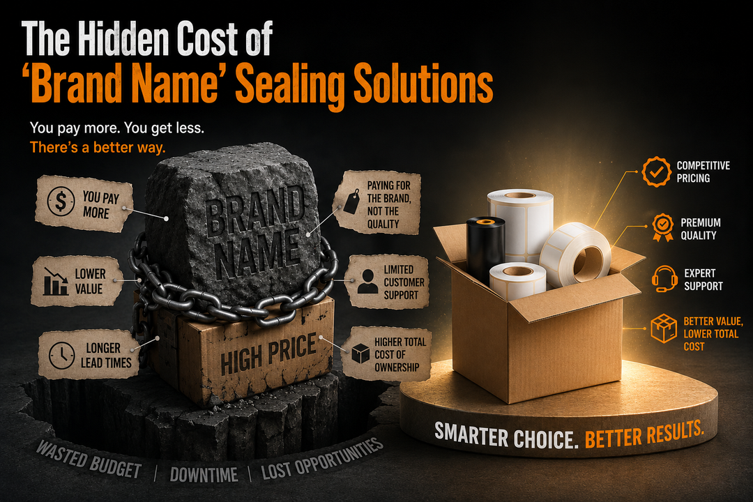 The Hidden Cost of ‘Brand Name’ Sealing Solutions Label Supply Mart
