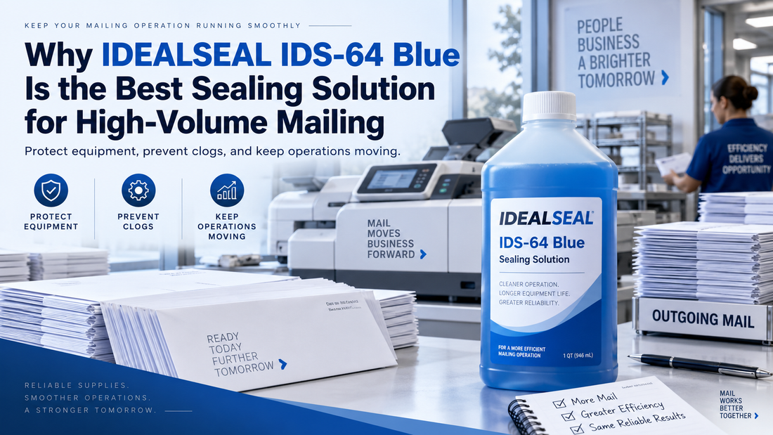 Why (IDS-64 Blue) is the Best Sealing Solution Label Supply Mart