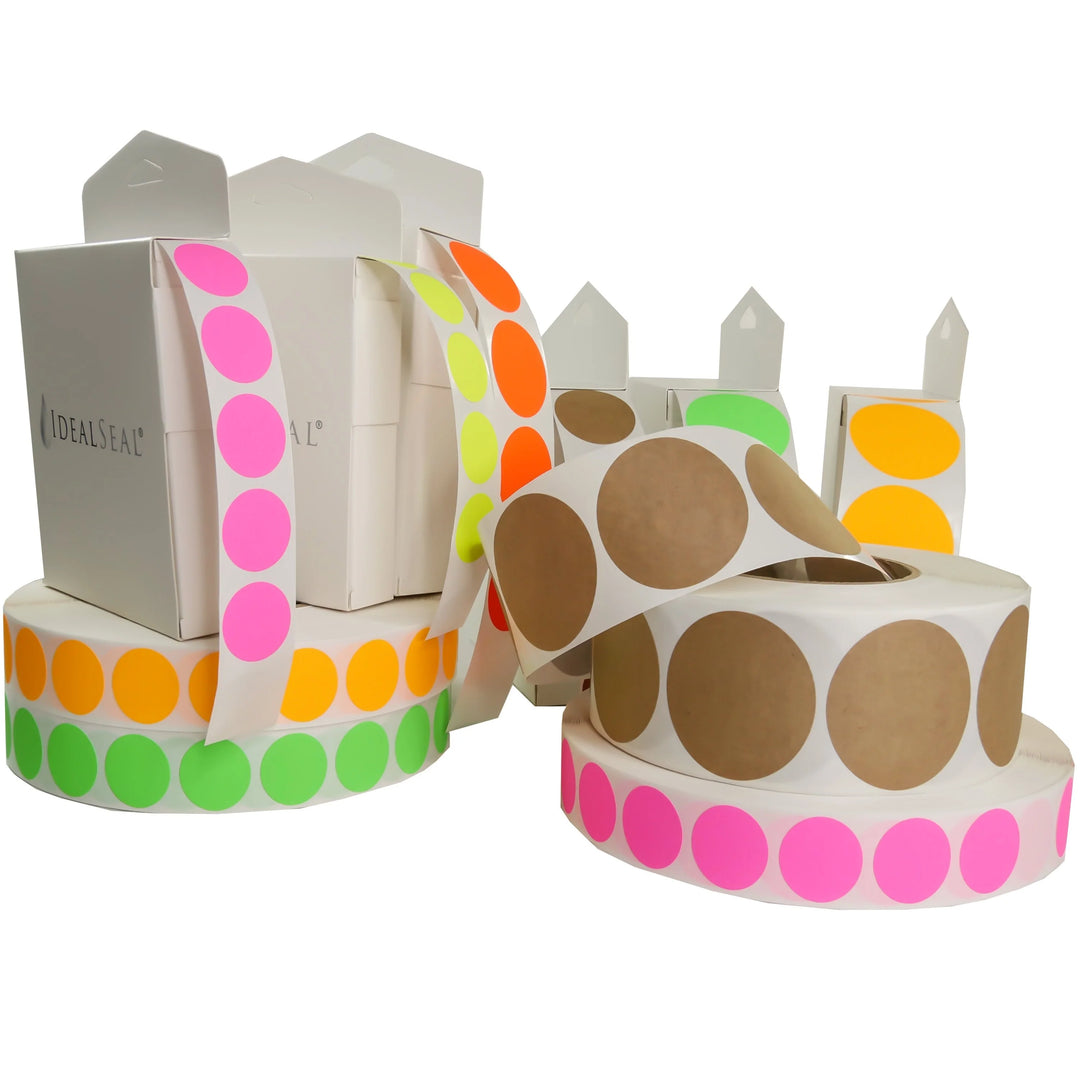 10-Creative-Ways-to-Use-Dot-Stickers. Label Supply Mart