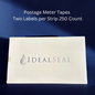 Postage Meter Tapes Compare to Postalia PLABEL Two Labels per Strip 250 Count for PostBase Econ, PostBase Semi, PostBase Auto, PostBase Itegra, PostBase Pro, PostBase proDS, PostBase One Label Supply Mart