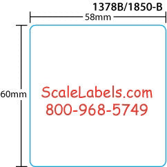 Tor-Rey PLS-40L, LSQ-40L, TLS-40L 60mm Blanks Label Supply Mart