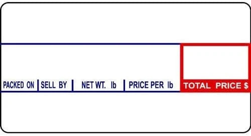 Cardinal/Detecto DL Non-UPC , 58mm x 30mm, LST-8000 Label Supply Mart