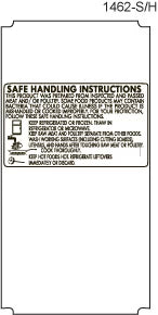 Avery Berkel CX20/CX30 96mm Safe Handling Label Supply Mart