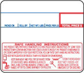 Atron, Acom, Easy Weigh 8030 Non UPC SHI Scale Labels LST-8030 Label Supply Mart