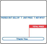 Atron, Acom, Easy Weigh UPC 58mm x 40mm, LST-8010 Label Supply Mart