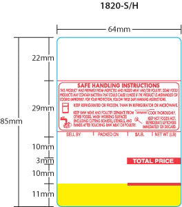 Ishida AC Series BC3000 Astra 85mm Safe Handling ® Label Supply Mart