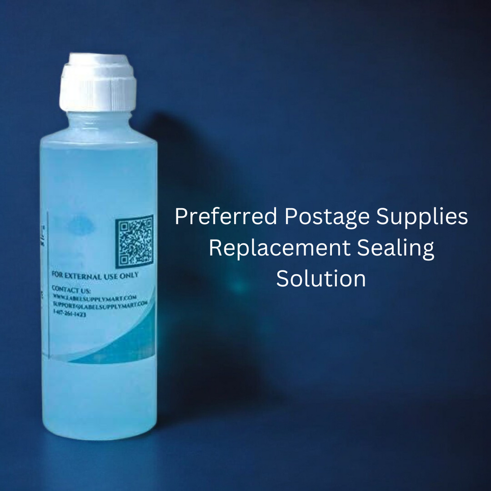 Preferred Postage Supplies Replacement Envelope Moistener (120 ML) (3600 Envelopes) 4 oz. Dabber Bottle for PB Sealing Sealing Solution Postage Stamp Envelope Seal (0.3) Label Supply Mart