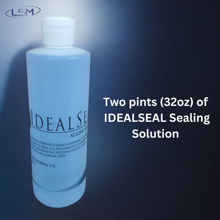 2 Flip Top Pints (32 oz) Sealing Solution Compare to PB E-Z Seal 601-0 (2) Label Supply Mart