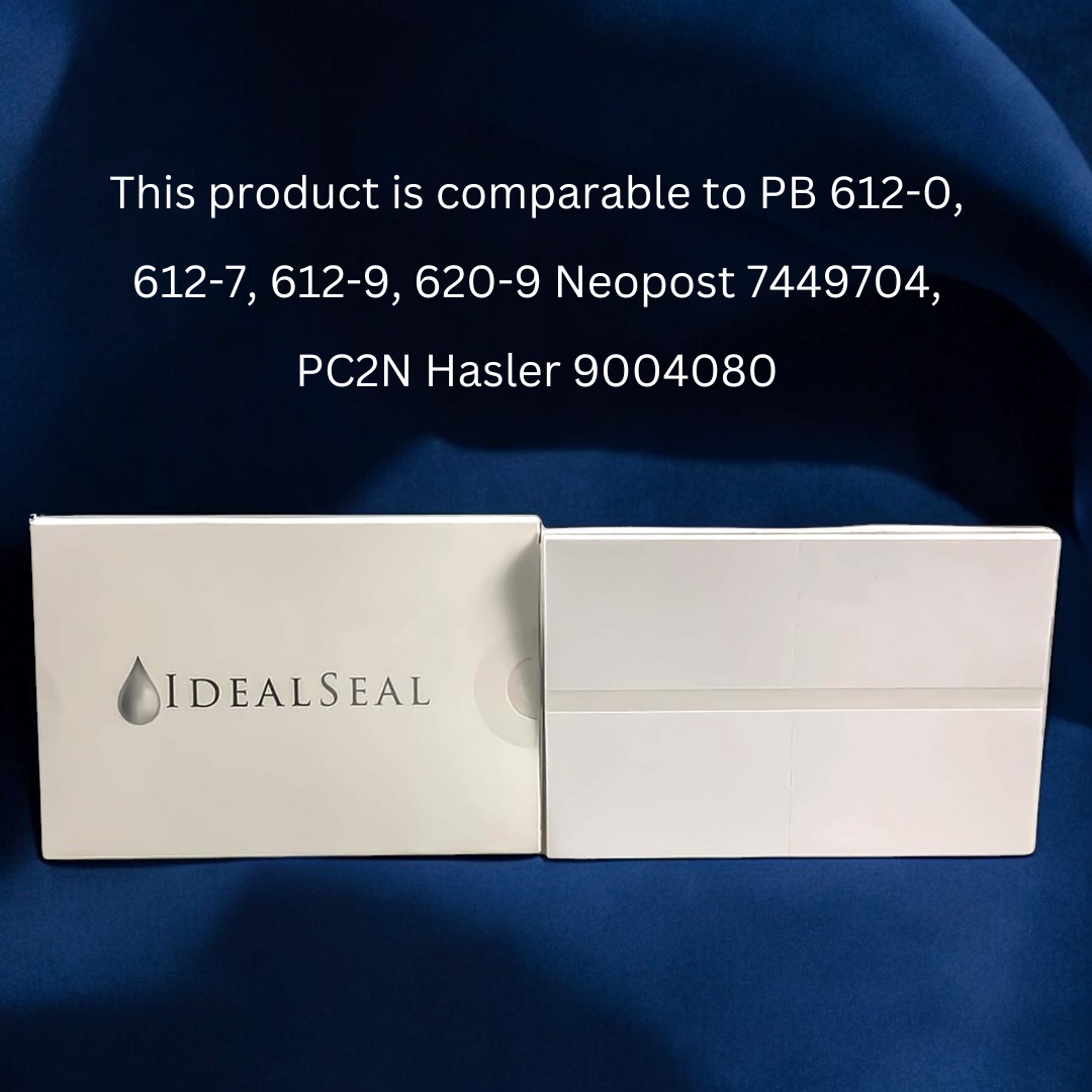 Preferred Postage Supplies Compatible Replacement Tape for PB 612-0, 612-7, 612-9, 620-9 Neopost 7449704, PC2N Hasler 9004080 50 Count Personal Post Office e700 Label Supply Mart