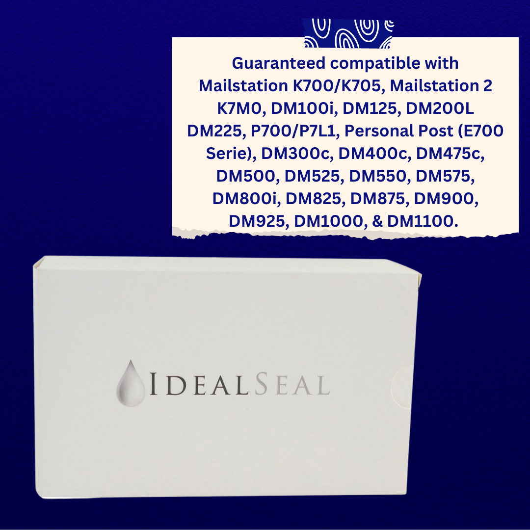 IDEALSEAL Double Postage Meter Tapes - 300 Labels 5.25x3.5 Inch For Pitney Bowes