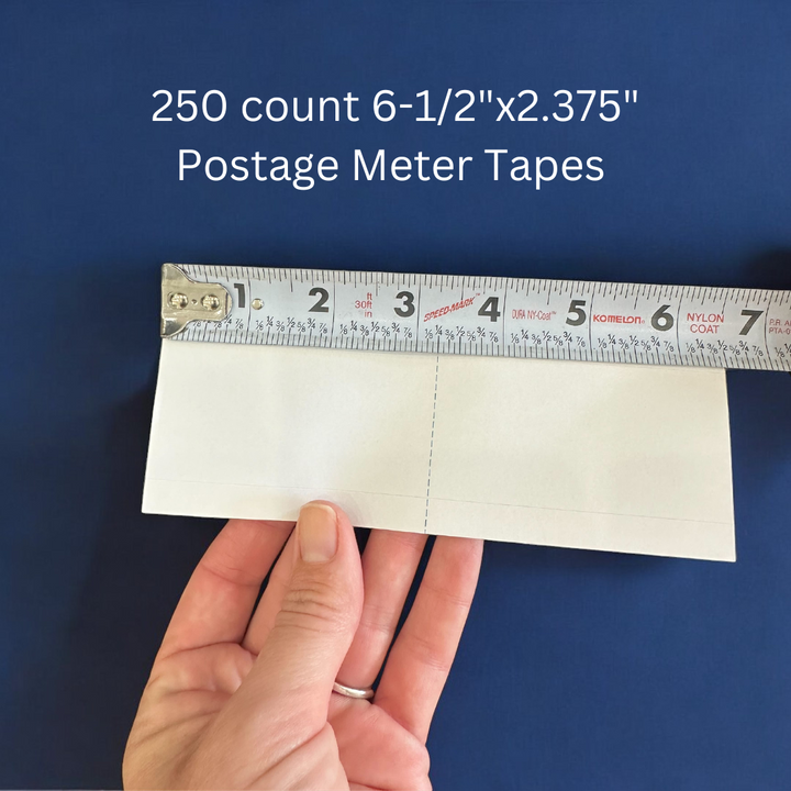 Postage Meter Tapes Compare to Postalia PLABEL Two Labels per Strip 250 Count for PostBase Econ, PostBase Semi, PostBase Auto, PostBase Itegra, PostBase Pro, PostBase proDS, PostBase One Label Supply Mart