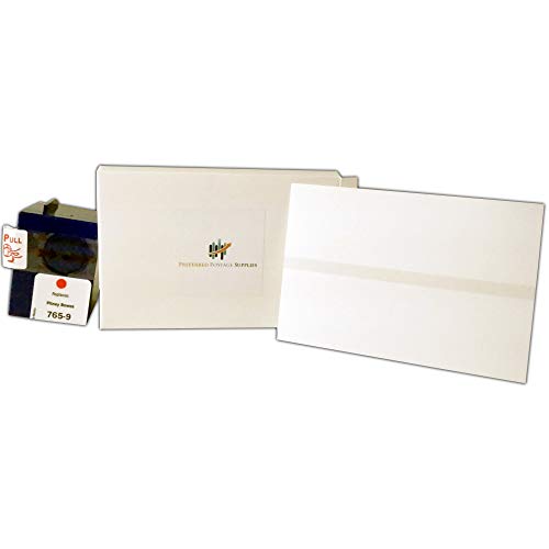 Preferred Postage Supplies Red Ink Cartridge Compatible Replacement for PB DM300c, DM400c, DM450c, DM475c + 50 Sheets of Meter Tapes.