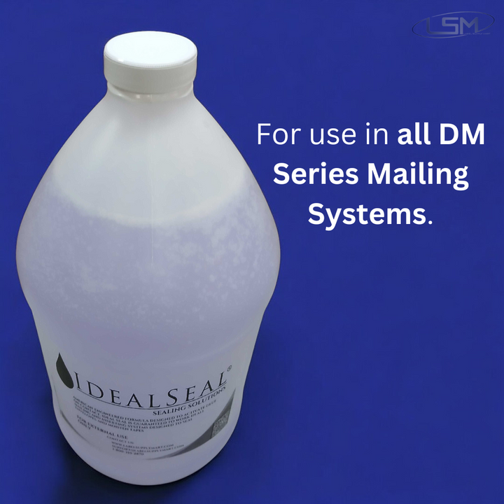 Ideal Seal One Gallon of Sealing Solution DM Series Mailing Systems (1-Gallon-Purple) Label Supply Mart