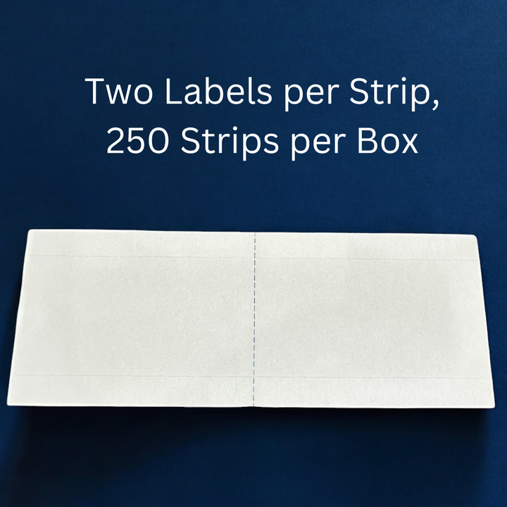Postage Meter Tapes Compare to Postalia PLABEL Two Labels per Strip 250 Count for PostBase Econ, PostBase Semi, PostBase Auto, PostBase Itegra, PostBase Pro, PostBase proDS, PostBase One Label Supply Mart