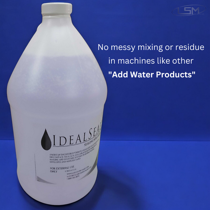 Ideal Seal One Gallon of Sealing Solution DM Series Mailing Systems (1-Gallon-Purple) Label Supply Mart
