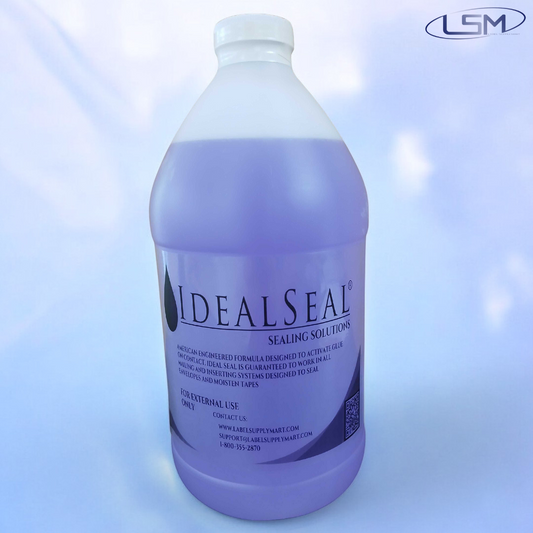 PB 608-0 E-Z Seal Sealing Solution Genuine Compatible IDEALSEAL Half Gallon (64 oz) of Sealing Solution DM Series Mailing Systems (1-Half-Gallon) Label Supply Mart