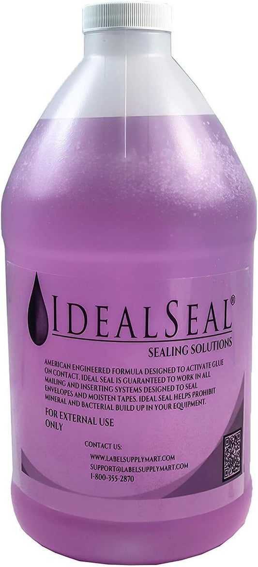PB 608-0 E-Z Seal Sealing Solution Genuine Compatible IDEALSEAL Half Gallon (64 oz) of Sealing Solution DM Series Mailing Systems, Purple