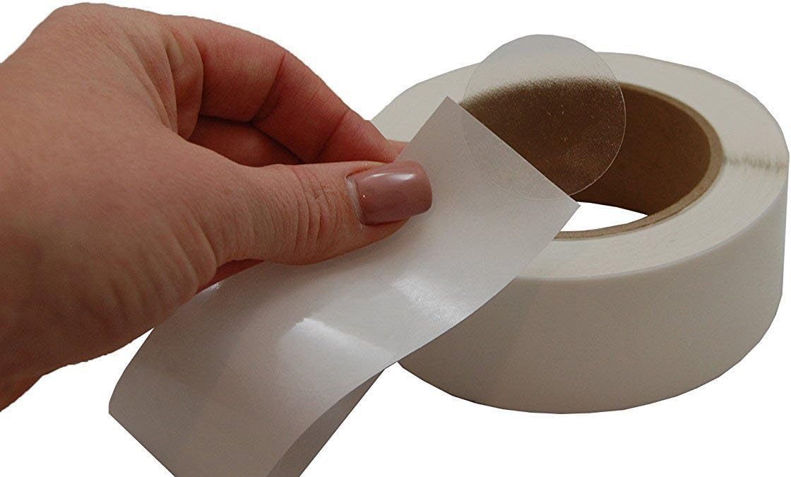 500 Preferred Postage Supplies Super Gloss Clear Round Stickers Clear Retail Package Seals 1.5" Round Circle Wafer Stickers 500 Per Roll (1 Roll Per Box) Made in USA (1 Pack)