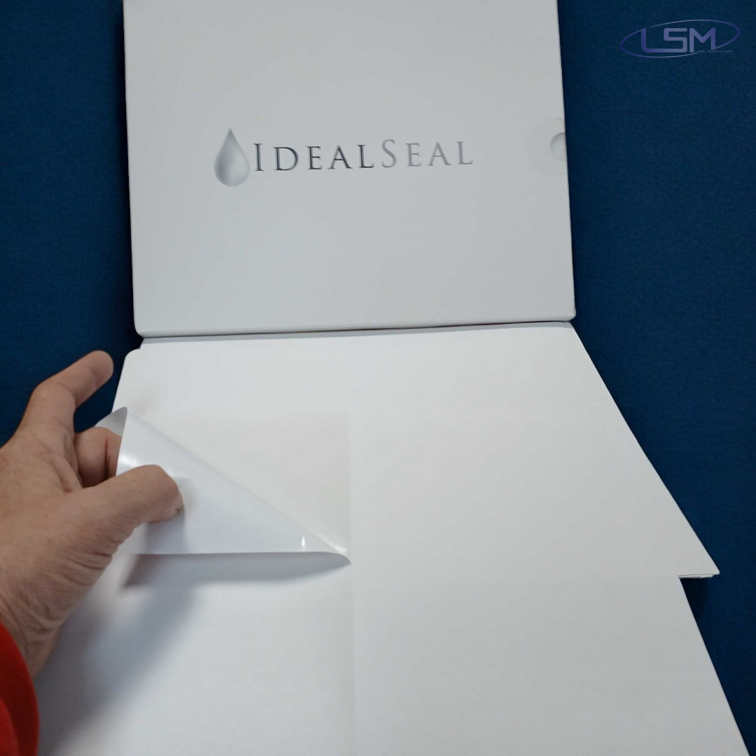 IDEALSEAL Half Sheet Self Adhesive Shipping Labels for Laser & Inkjet Printers, 100 Count Label Supply Mart