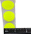 Color Coding Labels Super Bright Neon Yellow Round Circle Dots for Organizing Inventory 1 Inch 500 Total Adhesive Stickers (Fluorescent Yellow)