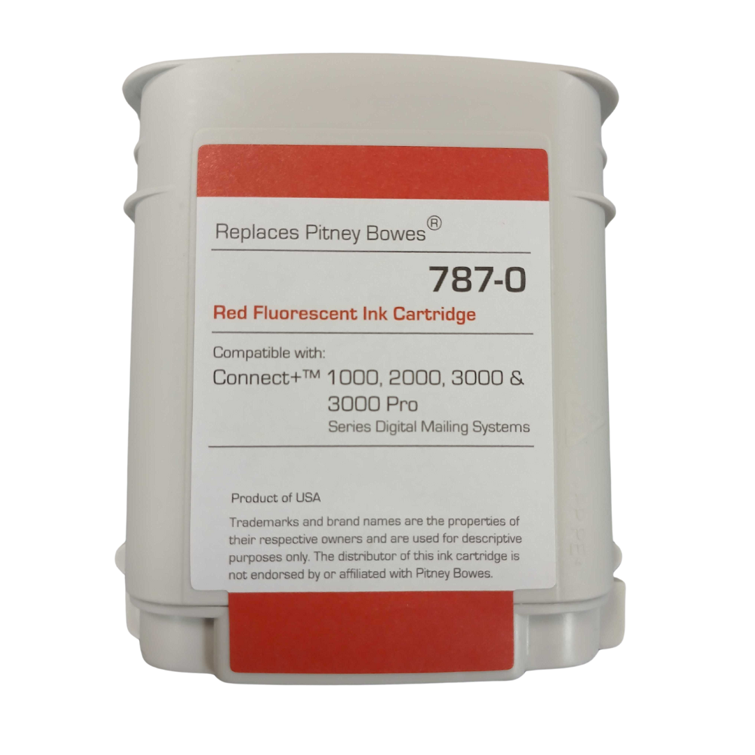 (Item #787-0)  Red Ink Cartridge (Standard) for SendPro™ P / Connect+® Series Mailing Systems