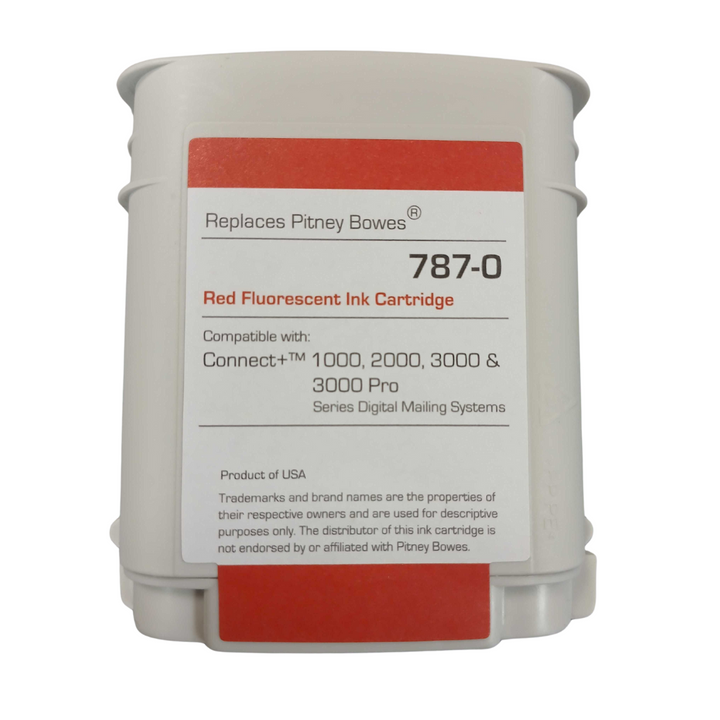 (Item #787-0)  Red Ink Cartridge (Standard) for SendPro™ P / Connect+® Series Mailing Systems