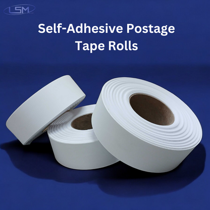 Preferred Postage Supplies Compatible Replacement Tape Rolls for PB 627-8 Compatible Self-Adhesive Postage Tape (3 Rolls/Box) Label Supply Mart