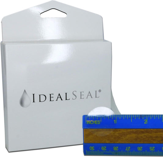 500 Preferred Postage Supplies Clear Retail Package Seals 1" Round Circle Wafer Stickers 500 Per Roll (1 Roll Per Box) Made in USA (1 Pack)