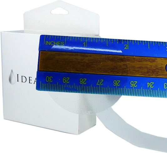 Clear Retail Package Seals 2" Inch Round Circle Wafer Stickers/Labels with Easy Dispensing Box (250 Labels/Roll) Made in USA!