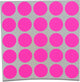 Color Coding Labels Super Bright Fluorescent Neon Round Circle Dots for Organizing Inventory 1 Inch 500 Total Adhesive Stickers (Fluorescent Pink)