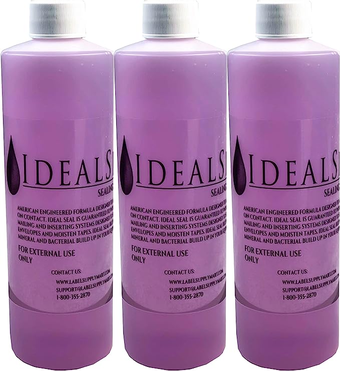 IDEALSEAL One Pint (16 oz Total) of Sealing Solution DM Series Mailing Systems (3)