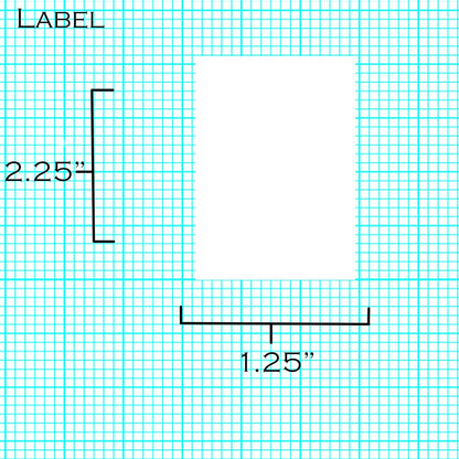 IDEALSEAL Compatible Replacement Labels 2.25 x1.25 Top Coated Direct Thermal Labels UPC 1135 Labels Per Roll (12) Resistant to Scratches and Smudges, Compatible Replacement Rolls For Zebras 2844, ZD410, ZP450, ZP500, ZP505
