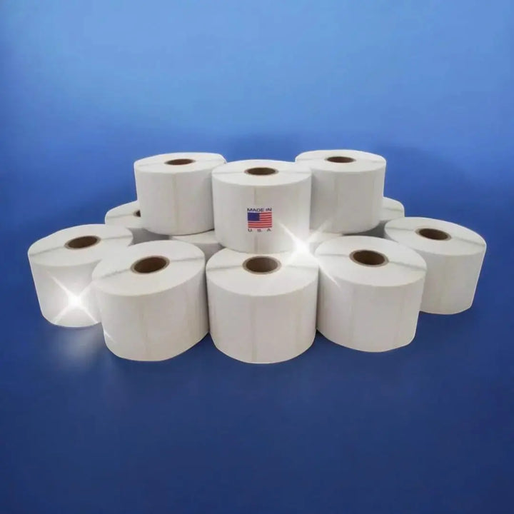 IDEALSEAL Compatible Replacement Labels 2.25 x1.25 Top Coated Direct Thermal Labels UPC 1135 Labels Per Roll (12) Resistant to Scratches and Smudges, Compatible Replacement Rolls For Zebras 2844, ZD410, ZP450, ZP500, ZP505