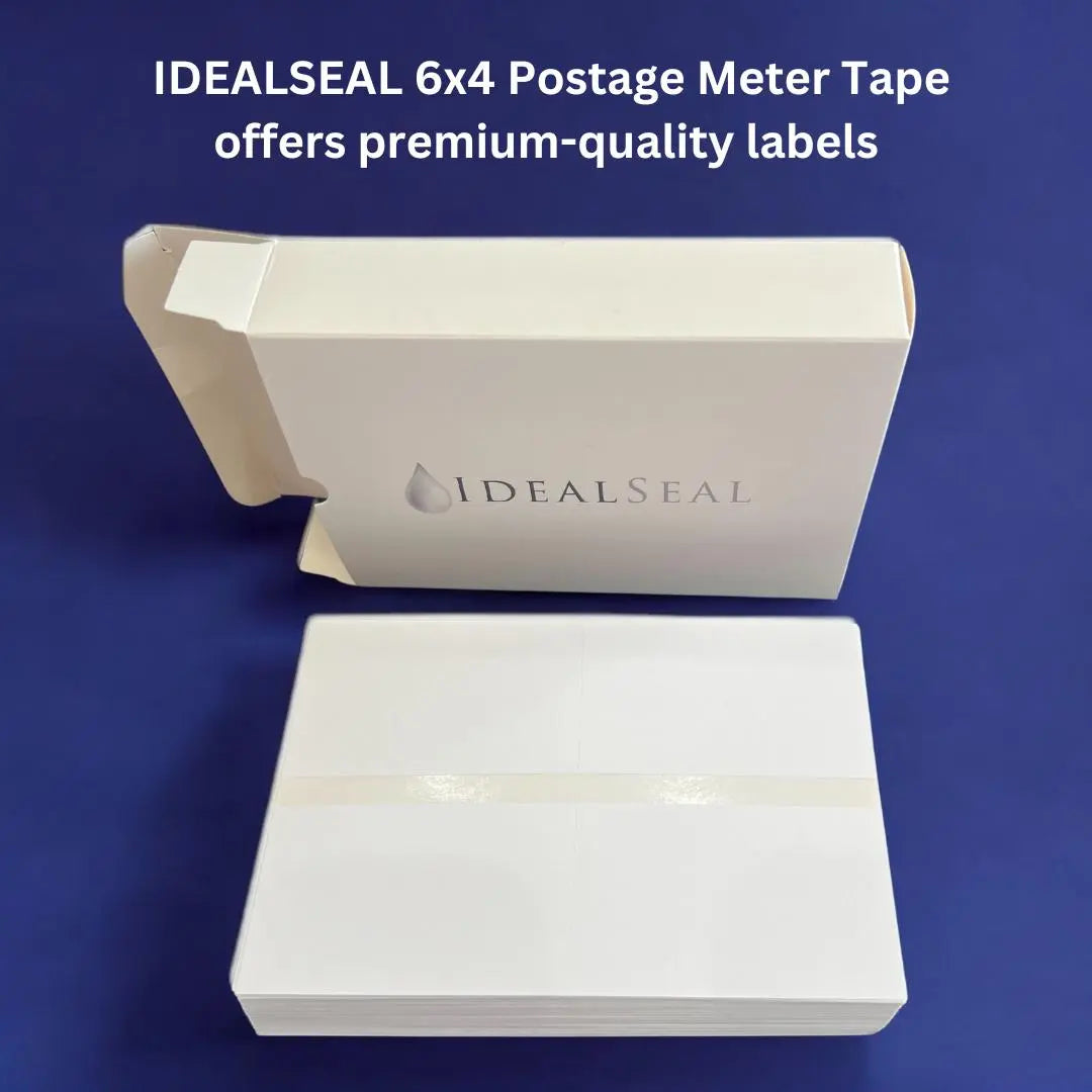 Preferred Postage Supplies 6x4 Postage Meter Tape With Perf Compare to PB 612-0, 612-7, 612-9, 620-9 Neopost 7449704, PC2N Hasler 9004080 150 Count personal post office e700 Label Supply Mart