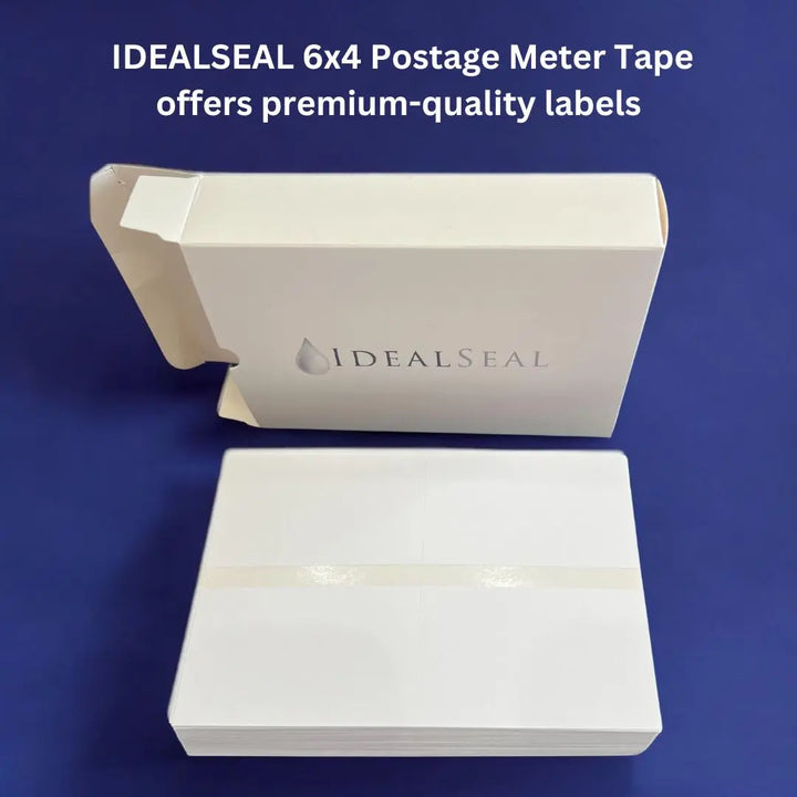 Preferred Postage Supplies 6x4 Postage Meter Tape With Perf Compare to PB 612-0, 612-7, 612-9, 620-9 Neopost 7449704, PC2N Hasler 9004080 150 Count personal post office e700 Label Supply Mart