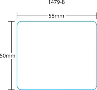 Digi DP 120/SM 90 80mm Label With Safe Handling Instructions Label Supply Mart