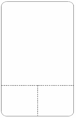 Digi DP-120/SM-90 95mm Blank w/t-perf Label Supply Mart