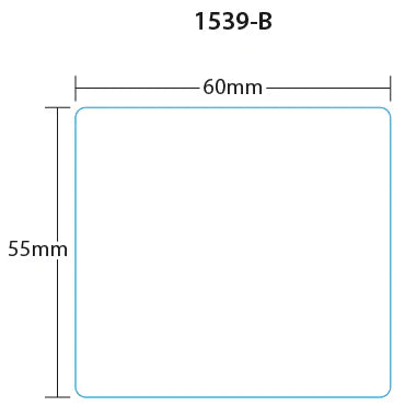 Digi DP-120/SM-90 95mm Blank Safe Handling Labels Label Supply Mart
